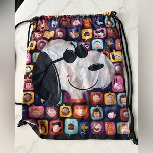 Peanuts Multicolor Snoopy Drawstring Bag